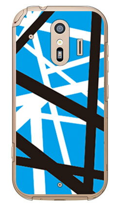 【送料無料】 ロックオマージュ ブルー （クリア） / for らくらくスマートフォン F-42A・me F-01L/docomo 【SECOND SKIN】らくらくスマートフォンme f-01l ケース らくらくスマートフォンme f-01l カバー らくらく スマホme ケース カバー f01l ケース