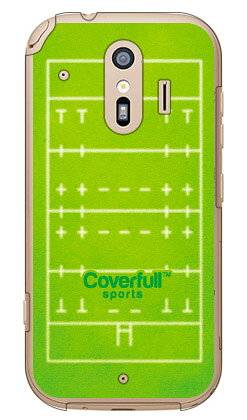 樂天商城 - ラグビーコート グリーン（クリア） らくらくスマートフォン F-42A・me F-01L docomo Coverfull らくらくスマートフォンme f-01l ケース らくらくスマートフォンme f-01l カバー らくらく スマホme ケース らくらく スマホme カバー f01l ケース 送料無料