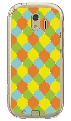 Cf LTD パターン-99 (クリア) らくらくスマートフォン me F-03K docomo Coverfull ハードケース ドコモ らくらくスマートフォンme ケース らくらくスマートフォンme カバーf-03k ケース f-03k カバー 花 和柄 かわいい 迷彩 かっこいい 送料無料