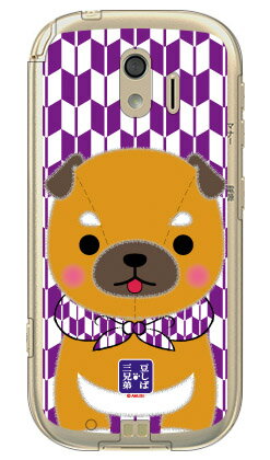 콩 시바 삼형제 시리즈 三男豆三郎 (클리어) 편안한 스마트 폰 me F-03K docomo 평면 수주 생산 스마트 폰 케이스 하드 케이스 무료 배송