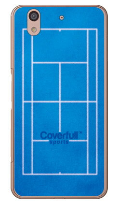 樂天商城 - テニスコート ブルー（クリア） arrows Be F-04K docomo Coverfull スマホケース ハードケース arrows be ケース arrows be カバー アローズ be ケース アローズ be カバー アローズbeケース アローズbeカバー f-04k ケース f-04k カバー 送料無料
