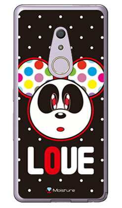 Love Panda ホワイトドット （ソフトTPUクリア） design by Moisture arrows Be4 F-41A docomo SECOND SKIN docomo arrows be4 f-41a用ケース f41aケース ケース カバー CASE ケース アクセサリー スマホケース スマートフォン用カバー 送料無料