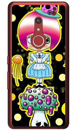 毒キノ子 （クリア） design by 326 arrows Be4 Plus F-41B・BZ02 docomo・MVNOスマホ（SIMフリー端末） SECOND SKIN f-41b ケース f-41b カバー arrows be4 plus f-41b ケース arrows be4 plus f-41b カバー f-41bケース f-41bカバー 送料無料