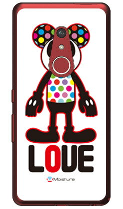 Love Panda （ソフトTPUクリア） design by Moisture arrows Be4 Plus F-41B・BZ02 docomo・MVNOスマホ（SIMフリー端末） SECOND SKIN f-41b ケース f-41b カバー arrows be4 plus f-41b ケース arrows be4 plus f-41b カバー f-41bケース 送料無料