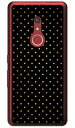 Cf LTD ブラック×ゴールドコレクションシリーズ ドット(小) (クリア) arrows Be4 Plus F-41B・BZ02 docomo・MVNOスマホ(SIMフリー端末) Coverfull f-41b ケース f-41b カバー arrows be4 plus f-41b ケース arrows be4 plus f-41b カバー 送料無料(2)