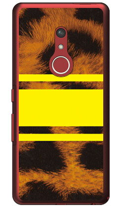 樂天商城 - ROTM Leopard イエロー （クリア） design by ROTM arrows Be4 Plus F-41B・BZ02 docomo・MVNOスマホ（SIMフリー端末） SECOND SKIN f-41b ケース f-41b カバー arrows be4 plus f-41b ケース arrows be4 plus f-41b カバー 送料無料