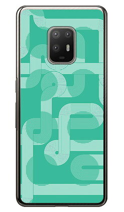 乐天商城 - ラインカーブ グリーン （クリア） fot arrows 5G F-51A docomo Coverfull 受注生産 スマホケース ハードケース docomo arrows 5g f-51a用ケース f51aケース ケース カバー CASE ケース アクセサリー スマホケース スマートフォン用カバー 送料無料