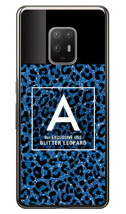 Mobile Phone - Cf LTD ヒョウ柄 ネイルボトル イニシャル A ブルー （クリア） fot arrows 5G F-51A docomo Coverfull ハードケース docomo arrows 5g f-51a用ケース f51aケース ケース カバー CASE ケース アクセサリー スマホケース スマートフォン用カバー 送料無料