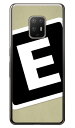 Cf LTD キャンプ イニシャル ベージュ×ブラック E (クリア) fot arrows 5G F-51A docomo Coverfull ハードケース docomo arrows 5g f-51a用ケース f51aケース ケース カバー CASE ケース アクセサリー スマホケース スマートフォン用カバー 送料無料