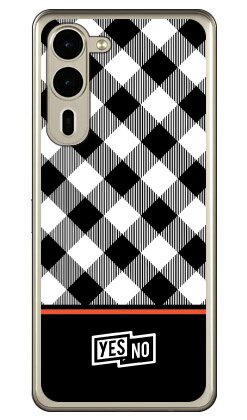 Rakuten - ブロックチェック ホワイト arrows We2 Plus F-51E M06 (ソフトTPU) YESNO ケース カバー スマホケース 送料無料 耐衝撃 プリント 保護 衝撃吸収