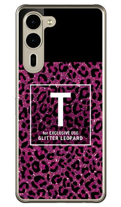 Rakuten - Cf LTD ヒョウ柄 ネイルボトル イニシャル T ピンク (クリア) arrows We2 Plus F-51E M06 Coverfull 本体 保護 ハードケース スマホカバー　送料無料