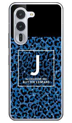 Rakuten - Cf LTD ヒョウ柄 ネイルボトル イニシャル J ブルー (クリア) arrows Alpha F-51F M08 Coverfull 本体 保護 ハードケース スマホカバー　送料無料