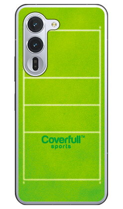 Rakuten - バレーコート グリーン(クリア) arrows Alpha F-51F M08 Coverfull 本体 保護 ハードケース スマホカバー　送料無料
