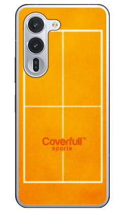 樂天商城 - 卓球コート オレンジ(クリア) arrows Alpha F-51F M08 Coverfull 本体 保護 ハードケース スマホカバー　送料無料