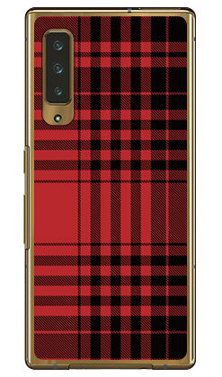 樂天商城 - チェック レッド×ブラック （クリア） arrows NX9 F-52A docomo SECOND SKIN スマホケース ハードケース docomo arrows nx9 f-52a用ケース f41aケース ケース カバー CASE ケース アクセサリー スマホケース スマートフォン用カバー 送料無料