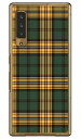 チェック グリーン×イエロー (クリア) arrows NX9 F-52A docomo SECOND SKIN スマホケース ハードケース docomo arrows nx9 f-52a用ケース f41aケース ケース カバー CASE ケース アクセサリー スマホケース スマートフォン用カバー 送料無料(2)