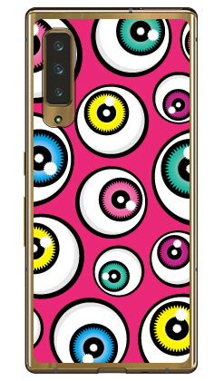 アイズ ピンク （ソフトTPUクリア） arrows NX9 F-52A docomo YESNO 受注生産 スマホケース ソフトケース docomo arrows nx9 f-52a用ケース f41aケース ケース カバー CASE ケース アクセサリー スマホケース スマートフォン用カバー 送料無料