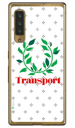 Transport Laurel クロスドット ホワイト （ソフトTPUクリア） design by Moisture arrows NX9 F-52A docomo SECOND SKIN docomo arrows nx9 f-52a用ケース f41aケース ケース カバー CASE ケース アクセサリー スマホケース 送料無料