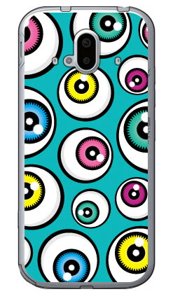 アイズ エメラルド （ソフトTPUクリア） らくらくスマートフォン F-52B docomo YESNO スマホケース ソフトケースらくらくスマートフォン f-52b ケース らくらくスマートフォン f-52b カバー らくらく スマホ ケース らくらく スマホ カバー f52b ケース f52b 送料無料