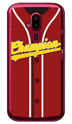 Cf LTD ベースボールユニフォーム バーガンディ×ホワイト （クリア） らくらくスマートフォン F-52B docomo Coverfull らくらくスマートフォン f-52b ケース らくらくスマートフォン f-52b カバー らくらく スマホ ケース らくらく スマホ カバー f52b 送料無料