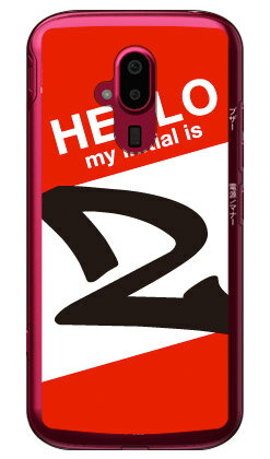 Cf LTD ハローイニシャル Z レッド （クリア） らくらくスマートフォン F-52B docomo Coverfull らくらくスマートフォン f-52b ケース らくらくスマートフォン f-52b カバー らくらく スマホ ケース らくらく スマホ カバー f52b ケース f52b 送料無料