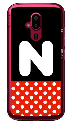 Cf LTD ガール イニシャル N （クリア） らくらくスマートフォン F-52B docomo Coverfull ハードケース らくらくスマートフォン f-52b ケース らくらくスマートフォン f-52b カバー らくらく スマホ ケース らくらく スマホ カバー f52b ケース f52b 送料無料