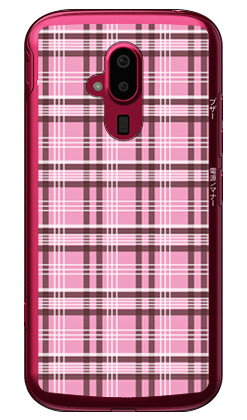 乐天商城 - カントリータータンチェック ピンク×ブラウン （クリア） らくらくスマートフォン F-52B docomo SECOND SKIN らくらくスマートフォン f-52b ケース らくらくスマートフォン f-52b カバー らくらく スマホ ケース らくらく スマホ カバー f52b ケース 送料無料