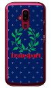 Transport Laurel クロスドット ネイビー (クリア) らくらくスマートフォン F-52B docomo SECOND SKIN らくらくスマートフォン f-52b ケース らくらくスマートフォン f-52b カバー らくらく スマホ ケース らくらく スマホ カバー f52b ケース f52b 送料無料(2)