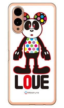 Love Panda （ソフトTPUクリア） design by Moisture arrows We2 SECOND SKIN arrows We2 ケース arrows We2 カバー アロウズ We2 本体 保護 F-52E FCG02 M07 A402FC ソフトケース ソフトカバー 送料無料