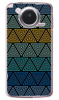 【送料無料】 トライアングル ブルー （クリア） / for ARROWS Kiss F-03D/docomo 【YESNO】【ハードケース】f-03d ケース f-03d カバー f-03d girls ケース f-03d girls カバー f03dケース f03dカバー arrows kiss f-03d ケース arrows kiss f-03d カバー