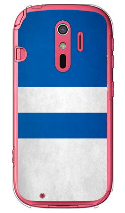 Rakuten - Cf LTD ダービーコレクション 競馬 騎手 勝負服 36 青・白一本輪・白袖 （クリア） らくらくスマートフォン4 F-04J docomo Coverfull らくらくスマートフォン4 f-04j ケース らくらくスマートフォン4 f-04j カバー らくらく 送料無料