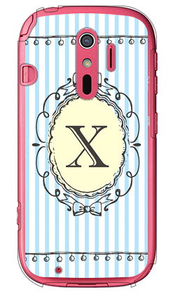 乐天商城 - Cf LTD イニシャル アルファベット X サックス （クリア） らくらくスマートフォン4 F-04J docomo Coverfull らくらくスマートフォン4 f-04j ケース らくらくスマートフォン4 f-04j カバー らくらく スマホ4 ケース らくらく スマホ4 送料無料