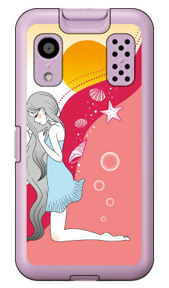 Wavelet （ハードケース） design by いせきあい キッズケータイ KY-41C Coverfull ky-41c ケース キッズケータイ ky-41c ケース キッズ携帯 カバー docomo ky-41c キッズケータイ ドコモ カバー キッズケータイ カバー キッズケータイ ケース キッズケータイ 送料無料★