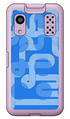 樂天商城 - ラインカーブ ブルー （ハードケース） キッズケータイ KY-41C Coverfull ky-41c ケース キッズケータイ ky-41c ケース キッズ携帯 カバー docomo ky-41c キッズケータイ ドコモ カバー キッズケータイ カバー キッズケータイ ケース キッズケータイ docomo 送料無料★