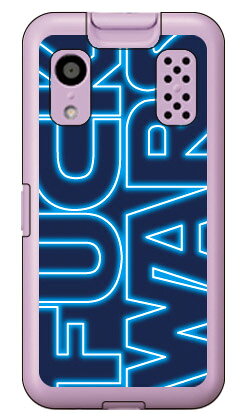 Rakuten - Cf LTD FUCKWARS 小 ブルー （ハードケース） キッズケータイ KY-41C Coverfull ky-41c ケース キッズケータイ ky-41c ケース キッズ携帯 カバー docomo ky-41c キッズケータイ ドコモ カバー キッズケータイ カバー キッズケータイ ケース キッズケータイ 送料無料★