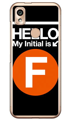 Rakuten - Cf LTD サブウェイイニシャル F オレンジ （クリア） あんしんスマホ KY-51B docomo Coverfull ハードケース あんしんスマホ ky-51b ケース あんしんスマホ ky-51b カバー あんしん スマホ ケース あんしん スマホ カバー ky51b ケース ky51b 送料無料