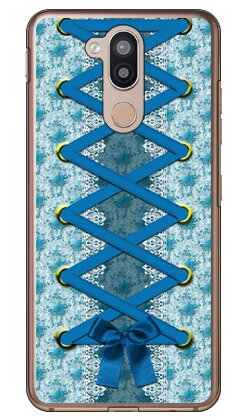 コルセット ブルー (クリア) LG style2 L-01L docomo Coverfull 受注生産 スマホケース ハードケース l-01l ケース l-01l カバー lg style2 l-01l ケース lg style2 l-01l カバー lg l-01l ケース lg l-01l カバー スマホカバー 送料無料