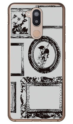 フレーム グレー （クリア） LG style2 L-01L docomo Coverfull 平面 受注生産 スマホケース ハードケース l-01l ケース l-01l カバー lg style2 l-01l ケース lg style2 l-01l カバー lg l-01l ケース lg l-01l カバー スマホカバー 送料無料