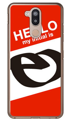 Cf LTD ハローイニシャル E レッド （クリア） LG style2 L-01L docomo Coverfull スマホケース ハードケース l-01l ケース l-01l カバー lg style2 l-01l ケース lg style2 l-01l カバー lg l-01l ケース lg l-01l カバー スマホカバー 送料無料