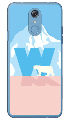 Cf LTD シロクマ イニシャル W （クリア） LG style L-03K docomo Coverfull スマホケース ハードケース l-03k ケース l-03k カバー lg style l-03k ケース lg style l-03k カバー lg l-03k ケース lg l-03k カバー スマホカバー 送料無料