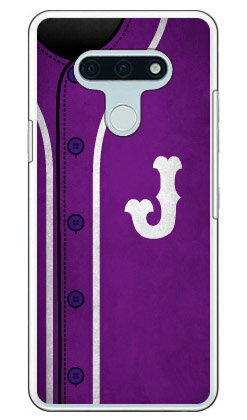 Cf LTD ベースボール イニシャル パープル J （クリア） LG style3 L-41A docomo Coverfull ハードケース l-41a ケース l-41a カバー lg style3 l-41a ケース lg style3 l-41a カバー lg l-41a ケース lg l-41a カバー スマホカバー 送料無料