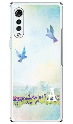 Cf LTD バード イニシャル A (クリア) LG VELVET L-52A docomo Coverfull スマホケース ハードケース l-52a ケース l-52a カバー lg velvet l-52a ケース lg velvet l-52a カバー lg l-52a ケース lg l-52a カバー スマホカバー 送料無料