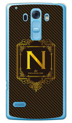 Cf LTD ラグジュアリーイニシャル N ゴールドイエロー （クリア） Disney Mobile on docomo DM-01G docomo Coverfull ドコモ dm−01g カバー dm−01g ケース ディズニーモバイル ドコモ ケースdm−01g disney mobile on docomo 送料無料