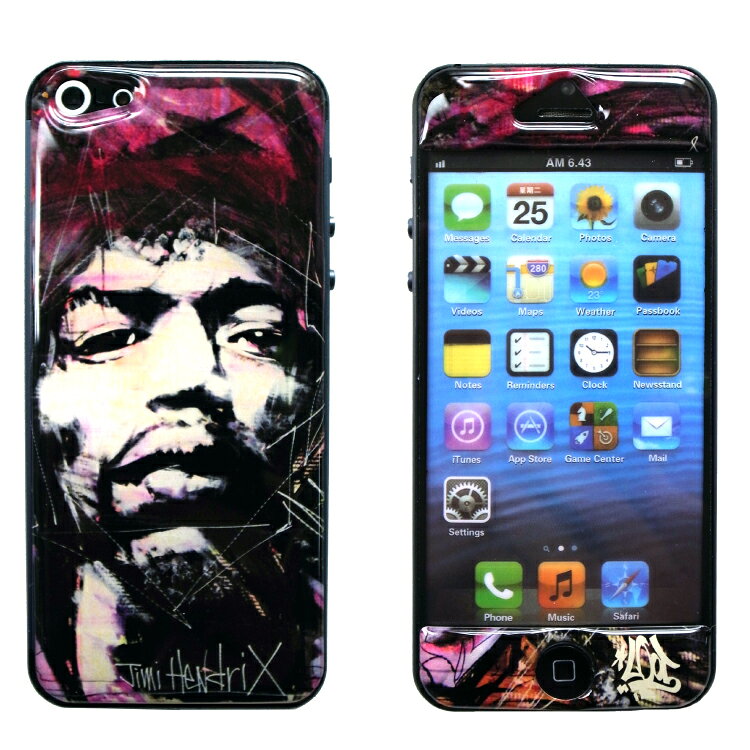 5JIMI PROTECT STICKER / for iPhone 5/au & SoftBank 