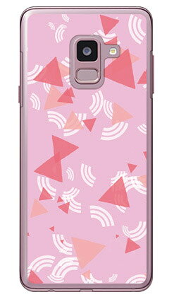 Rakuten - さんかく ピンク （クリア） Galaxy Feel2 SC-02L docomo Coverfull 受注生産 スマホケース ハードケース galaxy feel2 ケース galaxy feel2 カバー sc-02l ケース sc-02l カバー sc02lケース sc02lカバー ギャラクシーフィール2 ケース 送料無料