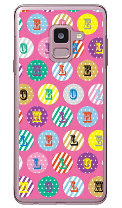 乐天商城 - ハロードット ピンク （クリア） Galaxy Feel2 SC-02L docomo Coverfull スマホケース ハードケース galaxy feel2 ケース galaxy feel2 カバー sc-02l ケース sc-02l カバー sc02lケース sc02lカバー ギャラクシーフィール2 ケース 送料無料