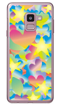 グラデーションスター ブルー (クリア) Galaxy Feel2 SC-02L docomo Coverfull スマホケース ハードケース galaxy feel2 ケース galaxy feel2 カバー sc-02l ケース sc-02l カバー sc02lケース sc02lカバー ギャラクシーフィール2 ケース 送料無料