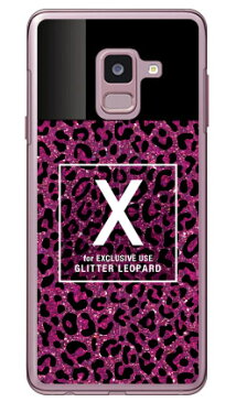 【送料無料】 Cf LTD ヒョウ柄 ネイルボトル イニシャル X ピンク (クリア) / for Galaxy Feel2 SC-02L/docomo 【Coverfull】galaxy feel2 ケース galaxy feel2 カバー sc-02l ケース sc-02l カバー sc02lケース sc02lカバー ギャラクシーフィール2 ケース