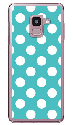 Cf LTD ミントブルーコレクションシリーズ ドット（大） （クリア） Galaxy Feel2 SC-02L docomo Coverfull galaxy feel2 ケース galaxy feel2 カバー sc-02l ケース sc-02l カバー sc02lケース sc02lカバー ギャラクシーフィール2 ケース 送料無料