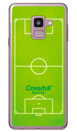 サッカーコート グリーン(クリア) Galaxy Feel2 SC-02L docomo Coverfull スマホケース ハードケース galaxy feel...